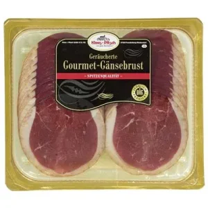 Klaas & Pitsch, Gourmet-Gänsebrust, geschnitten, 200 g Packung