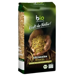 Bio-Zentrale, Grünkern-Dinkel, 500 g Beutel